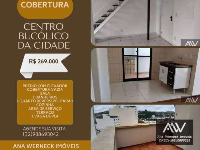 Cobertura com 2 dormitórios à venda, 70 m² por R$ 269.000,00 - Centro - Juiz de Fora/MG