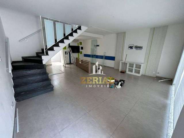 Sobrado com 3 dormitórios para alugar, 159 m² por R$ 5.099,00/mês - Santa Paula - São Caetano do Sul/SP
