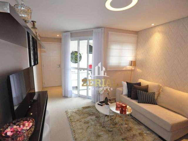 Apartamento com 2 dormitórios à venda, 53 m² por R$ 435.000,00 - Jardim - Santo André/SP