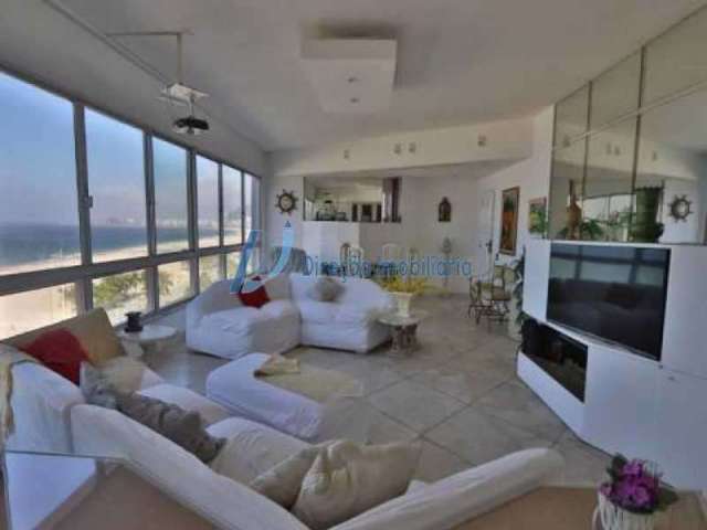 Apartamento com 3 quartos para alugar na Avenida Atlântica, Leme, Rio de Janeiro, 178 m2 por R$ 17.000