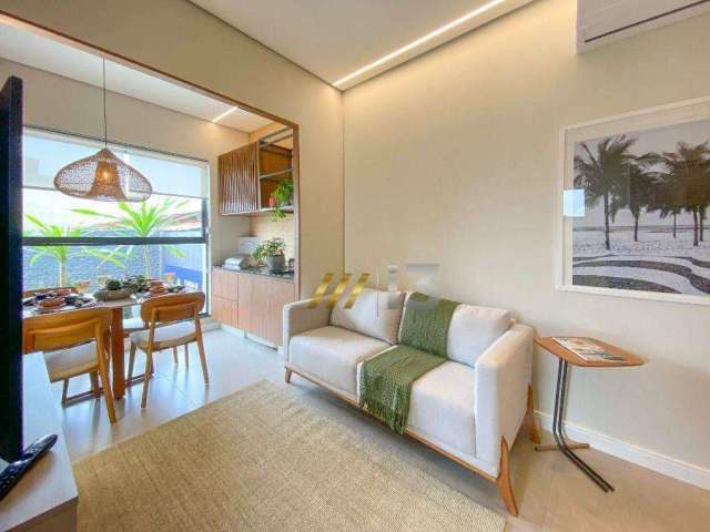 Apartamento Duplex com 1 dormitório à venda, 56 m² por R$ 499.900 - Jardim do Alvinópolis - Atibaia/SP