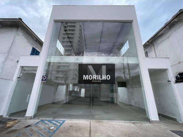 Loja, 270 m² - venda por R$ 2.500.000,00 ou aluguel por R$ 15.000,00/mês - Macuco - Santos/SP