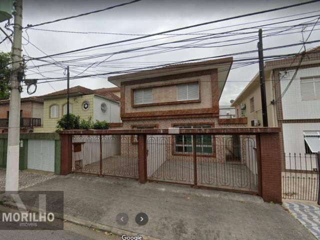 Casa com 3 dormitórios para alugar, 126 m² por R$ 4.800,00/mês - Aparecida - Santos/SP