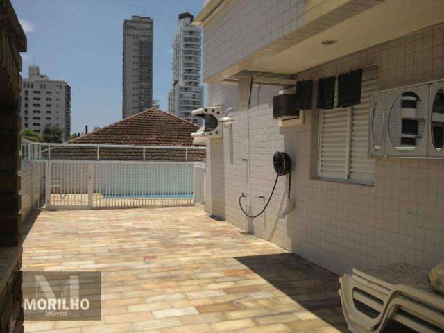 Apartamento com 3 dormitórios, 170 m² - venda por R$ 1.200.000,00 ou aluguel por R$ 13.000,00/mês - Gonzaga - Santos/SP