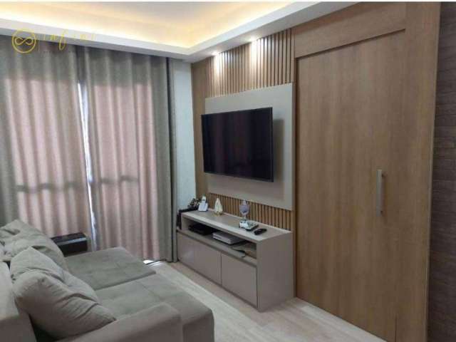 Apartamento com 2 dormitórios, sendo 1 suíte  à venda, 56 m² por R$ 430.000 -  Condomínio JR Campolim - Sorocaba/SP