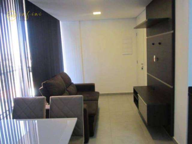 Apartamento Mobiliado com 1 dormitório, 50 m² - aluguel por R$ 2.500/mês ou venda por R$ 550.000  - Edifício JK Studio - Sorocaba/SP