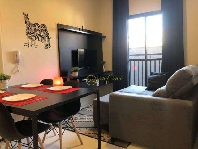 Apartamento Mobiliado com 1 dormitório à venda, 35 m² por R$ 250.000 - Condomínio Smart Barros  - Sorocaba/SP