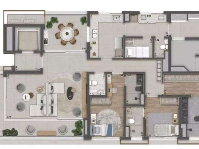 Apartamento à venda, 185 m² por R$ 8.665.148,00 - Cerqueira César - São Paulo/SP