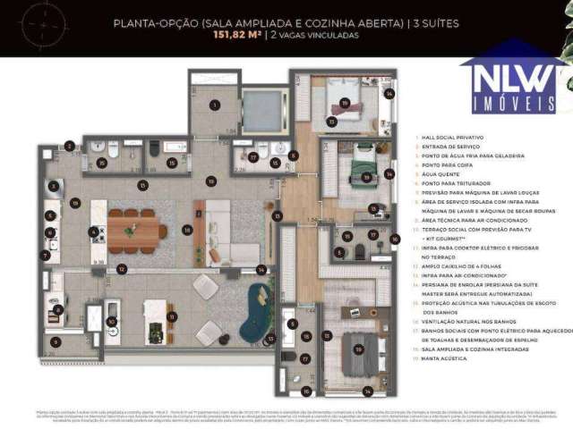Apartamento à venda, 151 m² por R$ 3.234.225,00 - Brooklin Paulista - São Paulo/SP