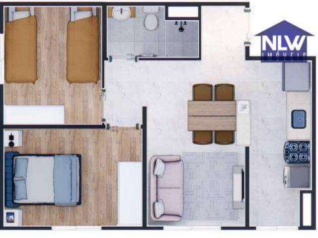 Apartamento com 2 dormitórios à venda, 42 m² por R$ 205.000,00 - Vila Sílvia - São Paulo/SP