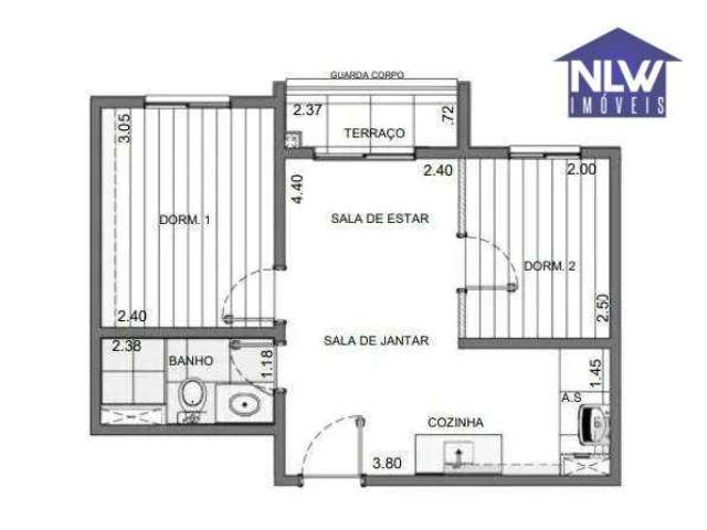 Apartamento com 2 dormitórios à venda, 36 m² por R$ 371.000,00 - Vila Moraes - São Paulo/SP