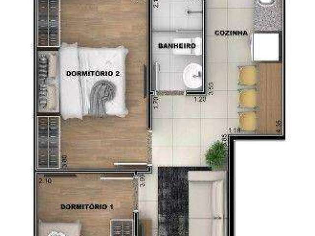 Apartamento à venda, 40 m² por R$ 249.550,00 - Tucuruvi - São Paulo/SP