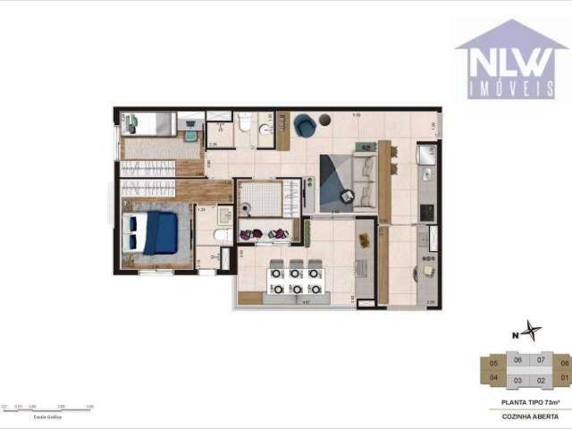 Apartamento à venda, 73 m² por R$ 564.165,00 - Gopoúva - Guarulhos/SP