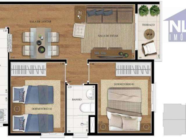 Apartamento à venda, 52 m² por R$ 289.300,00 - Vila Formosa - São Paulo/SP