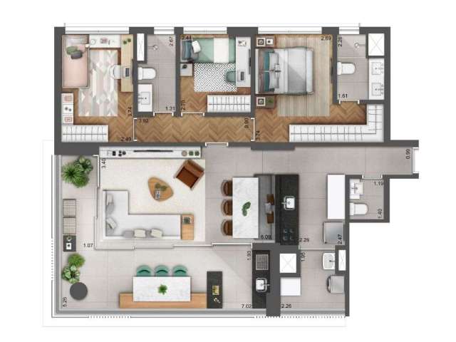 Apartamento à venda, 111 m² por R$ 1.751.700,00 - Perdizes - São Paulo/SP