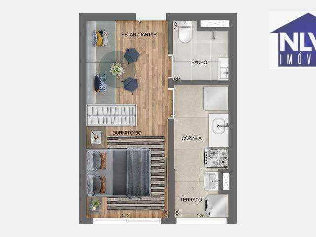 Apartamento à venda, 27 m² por R$ 228.290,00 - Vila Prudente - São Paulo/SP