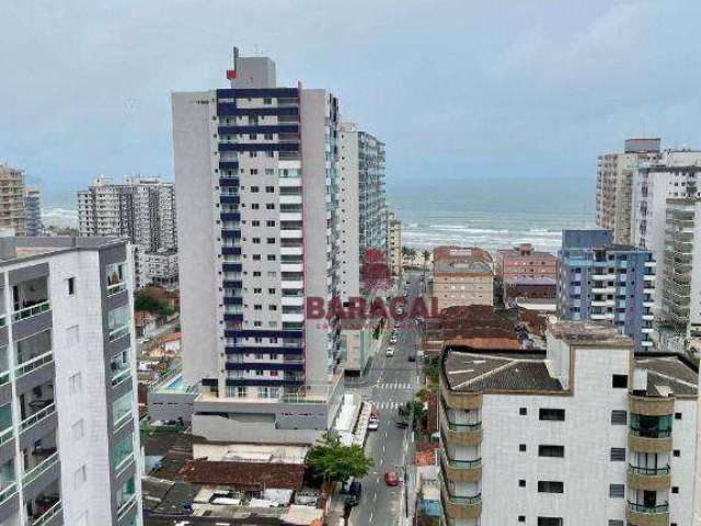 Apartamento com 2 dormitórios para alugar, 71 m² por R$ 4.500,02/mês - Tupi - Praia Grande/SP