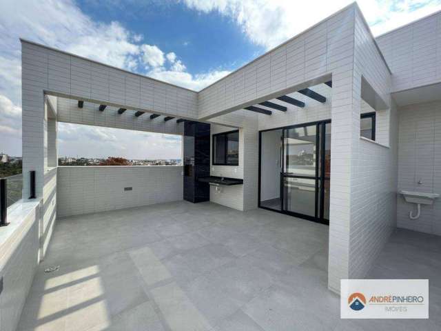 Cobertura com 4 quartos sendo 02 com suite à venda, 160 m² por R$ 1.220.000 - Planalto - Belo Horizonte/MG