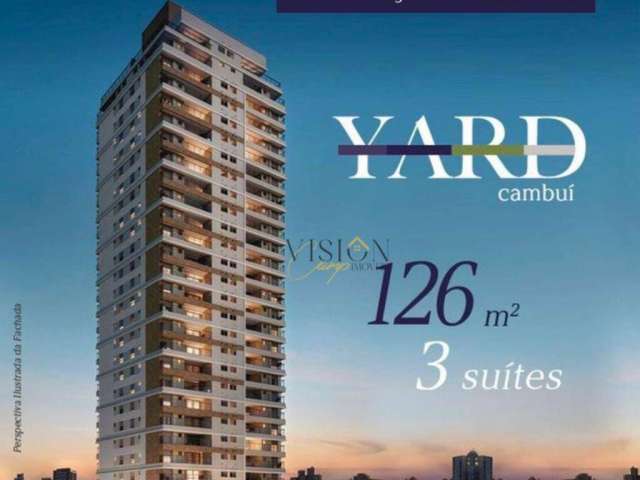 Apartamento com 3 dormitórios à venda, 123 m² por R$ 1.623.000,00 - Cambuí - Campinas/SP
