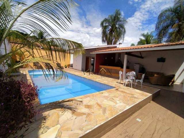 Casa com 5 dormitórios - venda por R$ 1.200.000,00 ou aluguel por R$ 7.660,00/mês - Parque Xangrilá - Campinas/SP