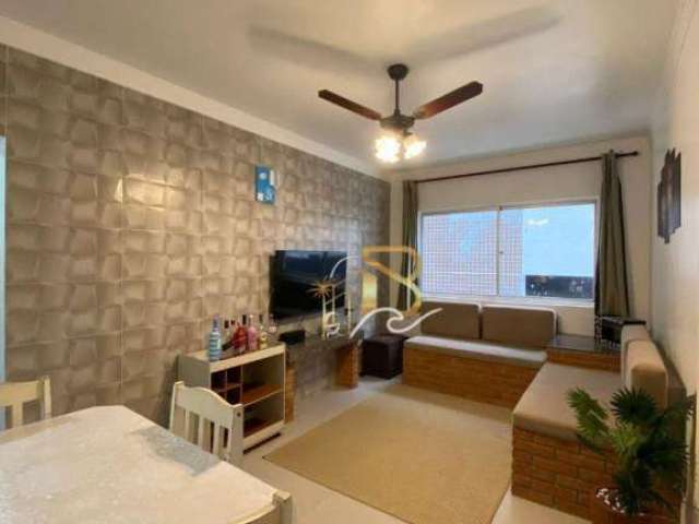 Apartamento com 2 dormitórios para alugar, 55 m² por R$ 2.700,00/mês - Vila Luis Antônio - Guarujá/SP