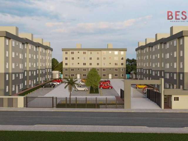 Apartamento com 2 dormitórios à venda, 48 m² por R$ 198.000,00 - São  Jorge - Novo Hamburgo/RS
