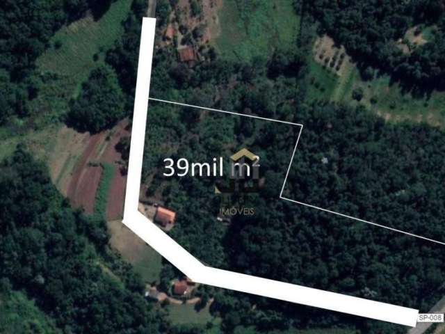 Terreno à venda, 39.000 m² por R$ 4.300.000,00 - Ribeirão dos Porcos - Atibaia/SP