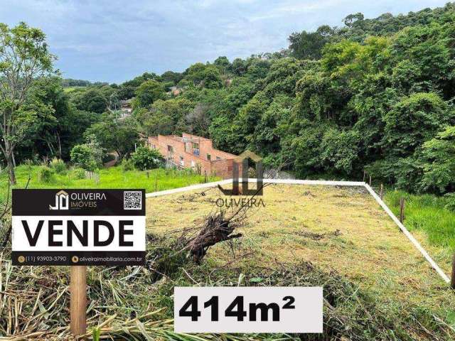 Terreno à venda, 414 m² por R$ 280.000,00 - Jardim Paulista - Atibaia/SP