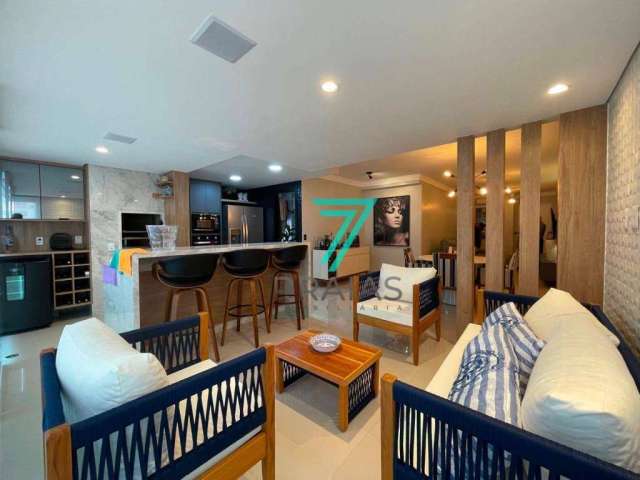Apartamento com 3 dormitórios, 110 m² - venda por R$ 1.250.000 ou aluguel por R$ 8.500,00/mês - Pitangueiras - Guarujá/SP
