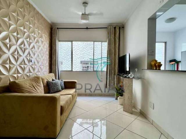 Apartamento com 1 dormitório para alugar, 50 m² por R$ 1.800,00/mês - Praia da Enseada - Guarujá/SP