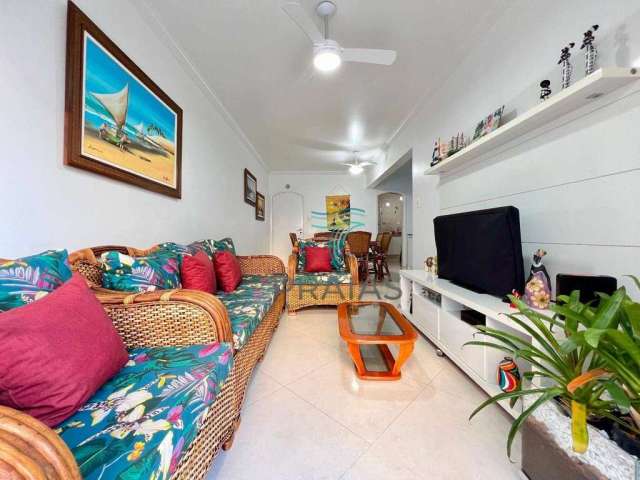 Apartamento com 3 dormitórios à venda, 90 m² por R$ 640.000,00 - Praia do Tombo - Guarujá/SP