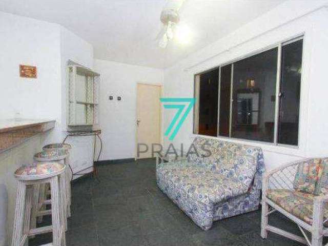 Apartamento com 1 dormitório à venda, 41 m² por R$ 280.000,00 - Praia do Tombo - Guarujá/SP