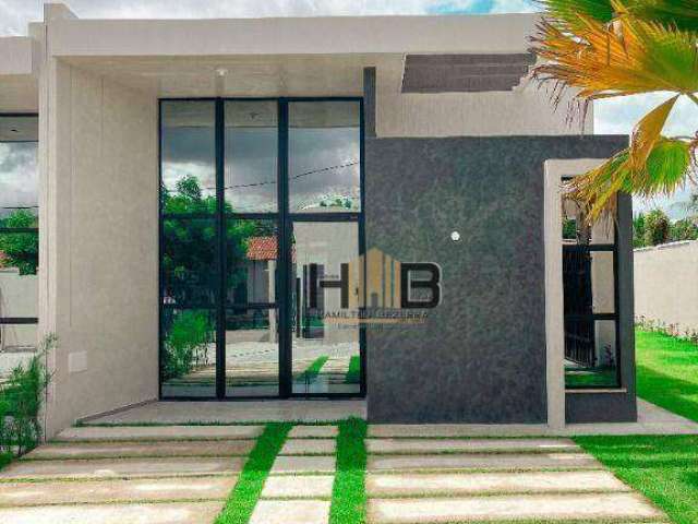Casa com 3 dormitórios ( 3 Suítes) à venda, 110 m² por R$ 550.000 - Parque Havaí - Eusébio/CE