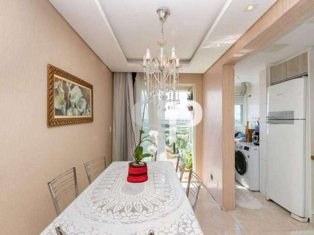 Apartamento com 3 dormitórios à venda, 66 m² por R$ 443.000,00 - Emiliano Perneta - Pinhais/PR