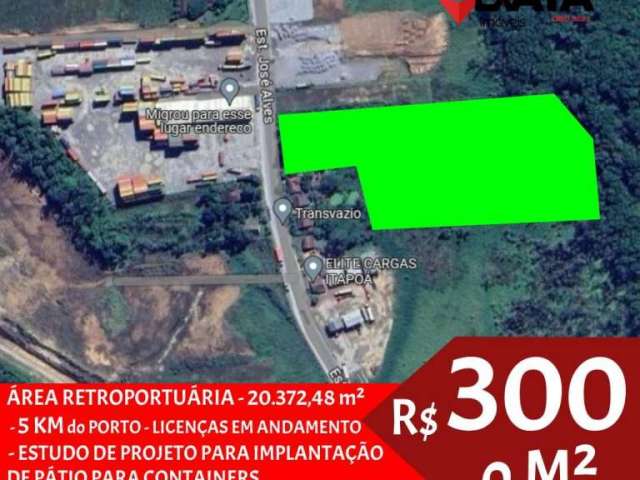 ÁREA RETROPORTUÁRIA à venda por R$ 300 O M²- Itapoá/SC