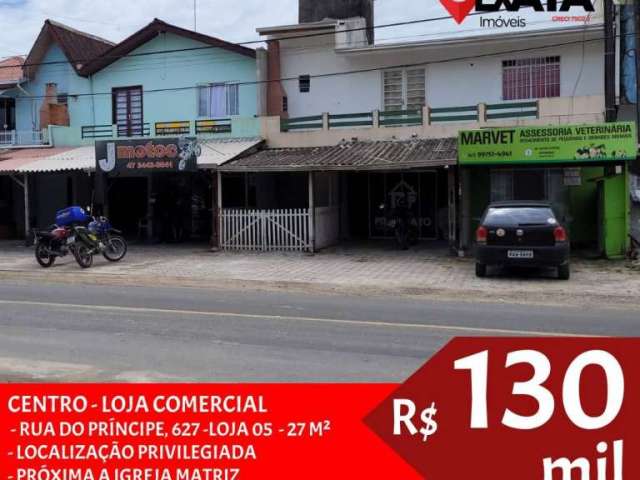 Loja, 27 m² - venda por R$ 130.000,00 ou aluguel por R$ 850,00/mês - Brasília - Itapoá/SC