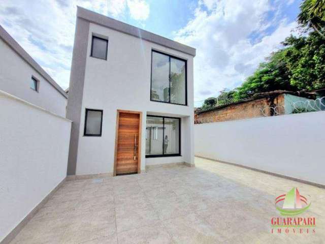 Casa de luxo com 3 quartos à venda, 180 m² por R$ 1.090.000 - Santa Cruz - Belo Horizonte/MG