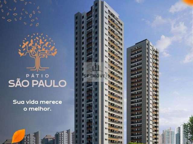 Belíssimo apartamento de 84m², 1 suíte, no edifício Pátio São Paulo