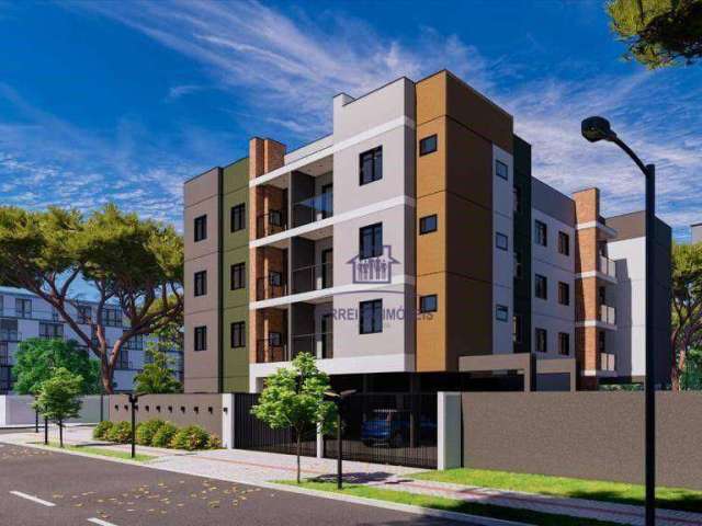 Apartamento com 2 dormitórios à venda, 58 m² por R$ 279.000 - Jardim Independencia - São José dos Pinhais/PR