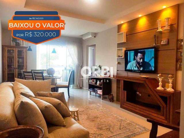 Apartamento com 2 dormitórios à venda, 70 m² por R$ 320.000,00 - Bela Vista - Gaspar/SC