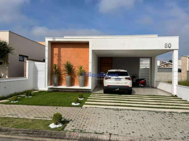 Casa em condomínio fechado com 3 quartos à venda na Rodovia João Amaral Gurgel, Piedade, Caçapava, 144 m2 por R$ 880.000