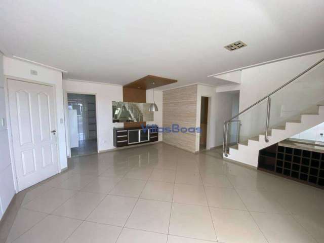 Cobertura com 3 dormitórios para alugar, 214 m² por R$ 7.750,59/mês - Jardim Aquarius - São José dos Campos/SP
