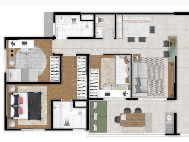Apartamento com 3 dormitórios à venda, 92 m² por R$ 836.477,21 - Jardim São Dimas - São José dos Campos/SP