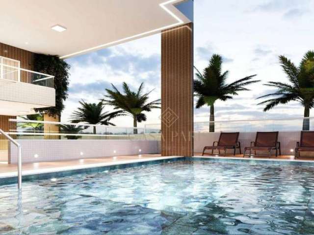 Apartamento com 2 dormitórios à venda, 72 m² por R$ 513.889,30 - Vila Guilhermina - Praia Grande/SP