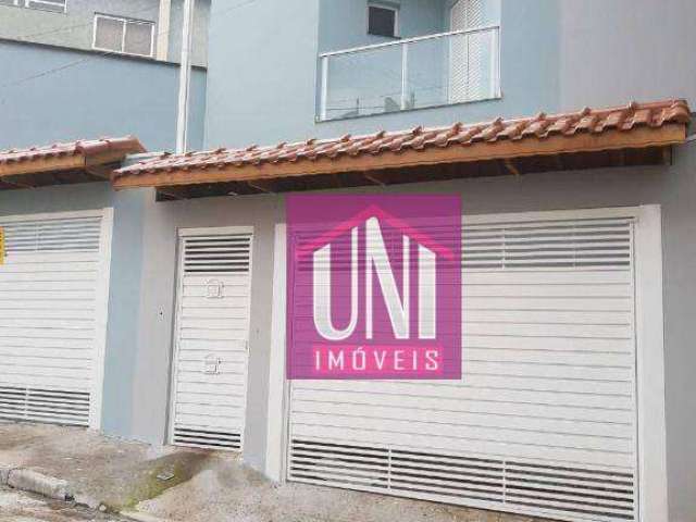Sobrado com 2 dormitórios à venda, 97 m² por R$ 530.000 - Utinga - Santo André/SP