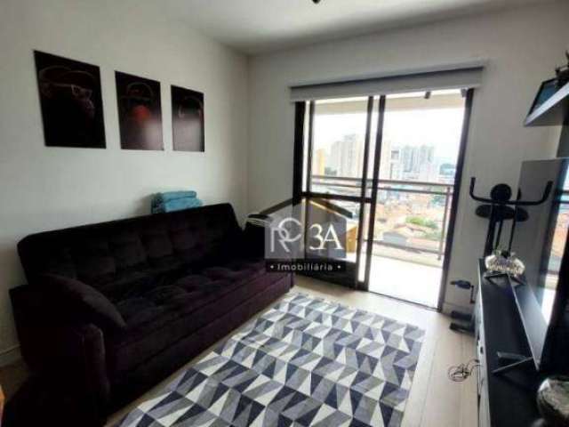 Apartamento com 1 dormitório para alugar, 42 m² por R$ 3.850,00/mês - Tatuapé - São Paulo/SP