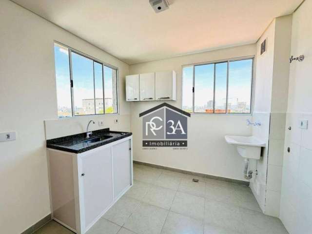 Apartamento com 2 dormitórios para alugar, 36 m² por R$ 1.659/mês - Cidade Patriarca - São Paulo/SP