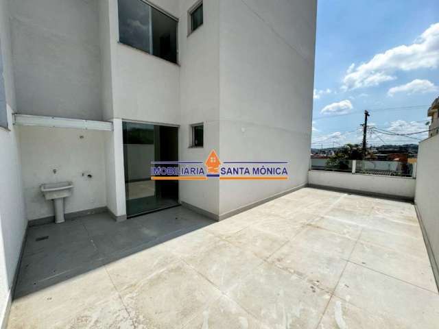 Apartamento com 3 quartos à venda na Rua Augusto César dos Santos, Letícia, Belo Horizonte por R$ 550.000