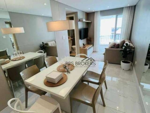Apartamento com 2 dormitórios à venda, 55 m² por R$ 329.000,00 - Jardim Vila Galvão - Guarulhos/SP