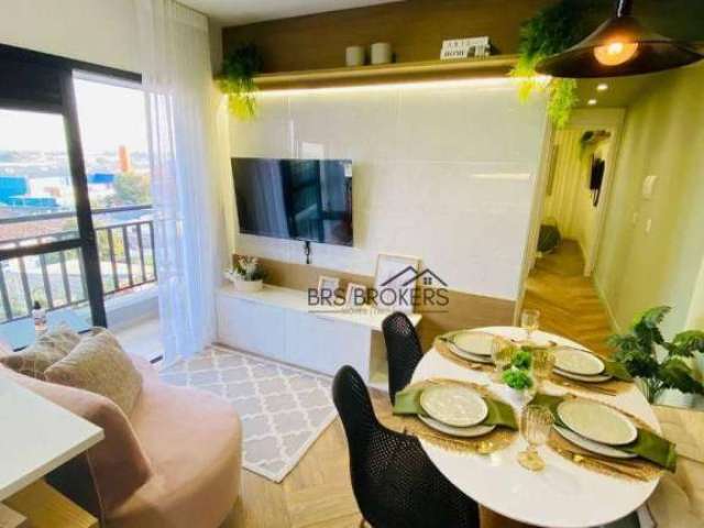 Apartamento com 2 dormitórios à venda, 36 m² por R$ 274.900,00 - Vila das Palmeiras - Guarulhos/SP